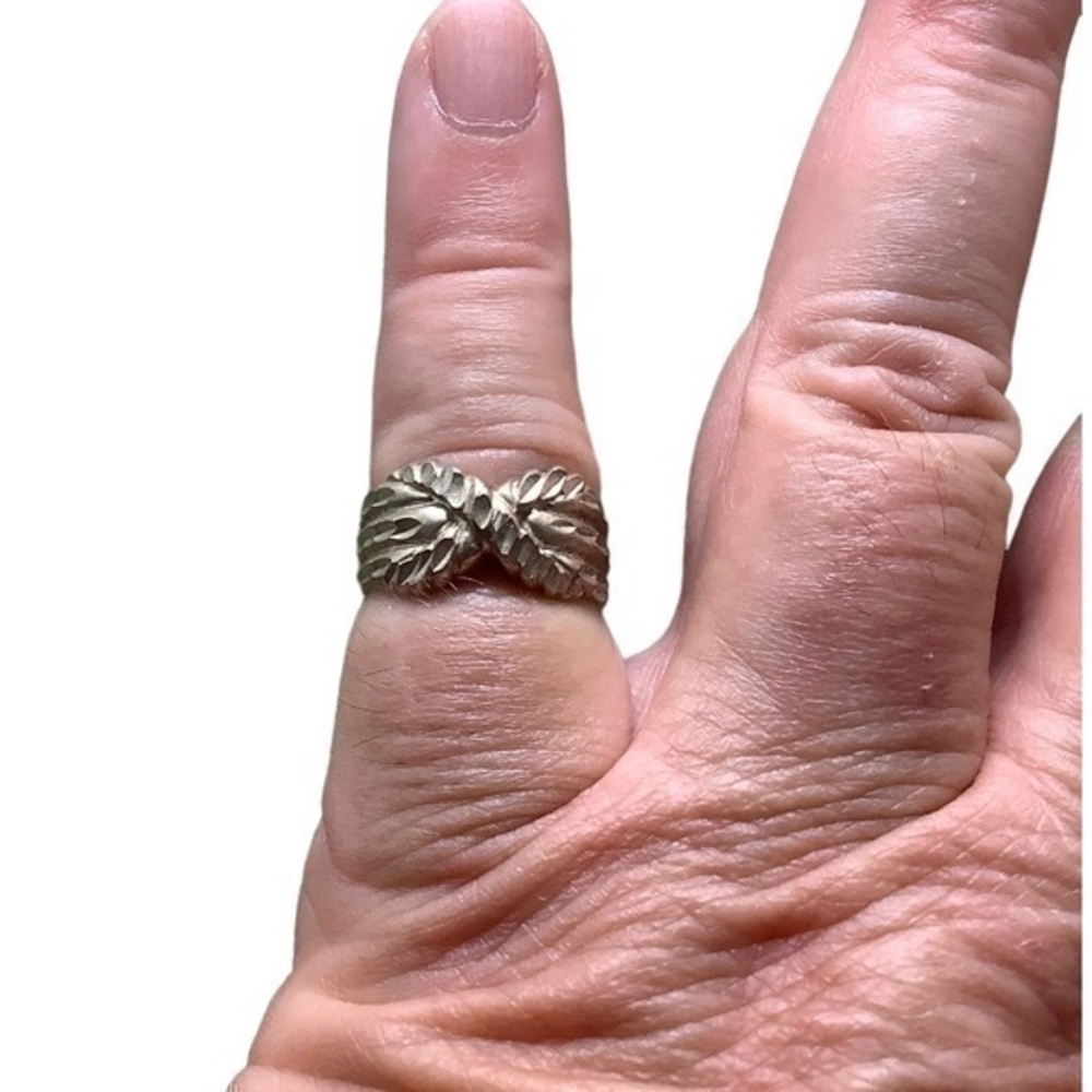 Gold plating over sterling silver ring size 6